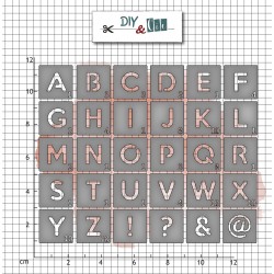 Troquel Alphabet Scrabble -...