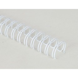 Pack Wire-O-Espirales 25,4mm Blanco - Artis Decor