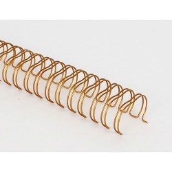 Pack Wire-O-Espirales 25,4mm Bronce - Artis Decor