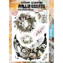 Aall&Create Sello No.794 - Blossomy Hares