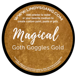 Goth Goggles Gold Nuneka -...