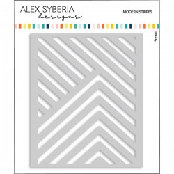 Stencil Modern Stripes - Alex Syberia