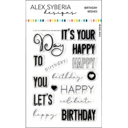 Birthday Wishes - Set de Sellos Alex Syberia