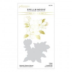 Hot Foil Plate & Troquel - Magnolia Glimmer Blooms - Spellbinders