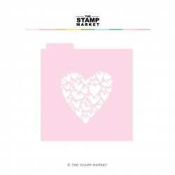 Stencil Heart to Heart - The Stamp Market
