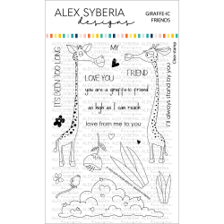 Giraffe-ic Friends - Set de Sellos Alex Syberia