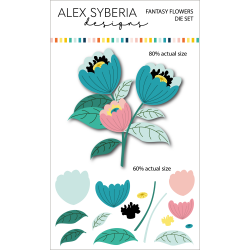Troquel Fantasy Flowers - Alex Syberia