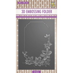 3D Carpeta de Embossing - Flowers Daffodils - Nellie Snellen