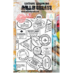 Aall&Create Sello No.895 - Passport Stamps - Janet Klein
