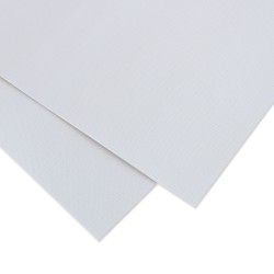 Cartulina Premium Textura Tela Blanco 250gr