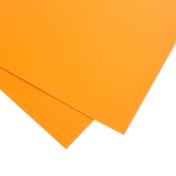 Cartulina Premium Textura Tela Naranja 250gr
