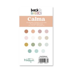 Pad de Papeles 15x7.5cm Back to Basics - Calma - Mintopia