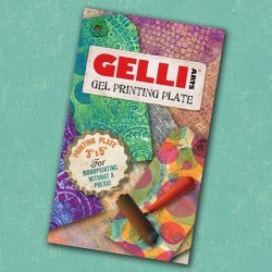 Gelli Arts - Gel Printing 3"x5" - 7.62x12.7cm