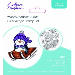 Sello Cute Penguin - "Snow What Fun!"