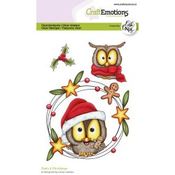 Sello Owls 4 Christmas - Carla Creaties - CraftEmotions