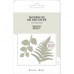 Troquel FEUILLAGES DORÉS - Herbarium - Florilèges Design