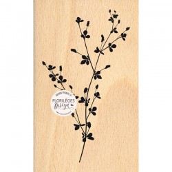 Sello de Madera BRANCHE FRAGILE - Herbarium - Florilèges Design