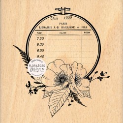Sello de Madera CERCLE HERBARIUM - Herbarium - Florilèges Design