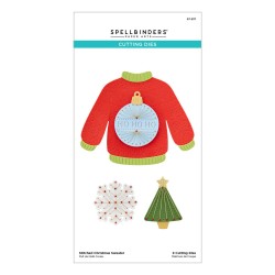 Troquel Stiched Christmas Sweater  - Spellbinders