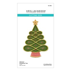 Troquel Stiched Christmas Tree  - Spellbinders